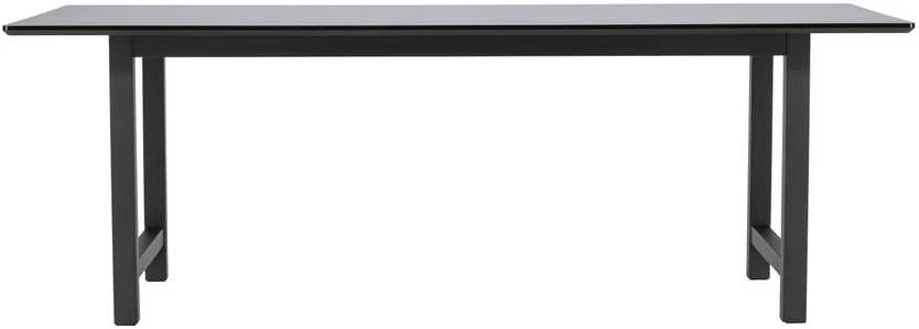 Venture Design Valgomasis stalas, Kiekis, 220x100 cm, Juodas