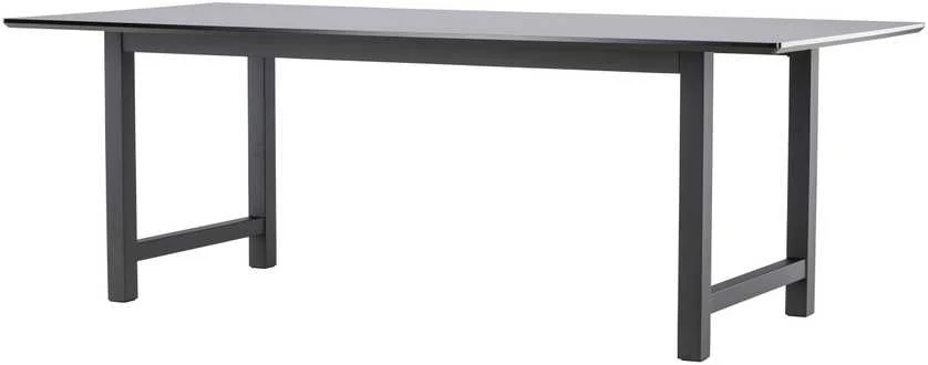 Venture Design Valgomasis stalas, Kiekis, 220x100 cm, Juodas