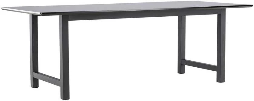 Venture Design Valgomasis stalas, Kiekis, 220x100 cm, Juodas