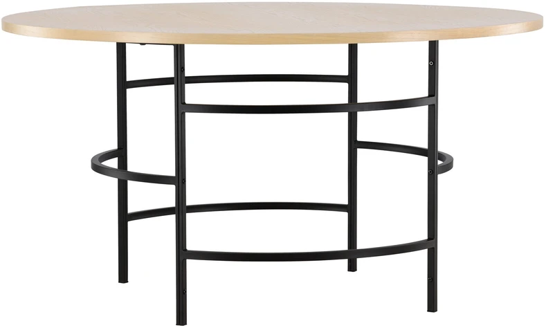 Venture Design Valgomasis stalas, Kopenhaga, ⌀140x74 cm, balta kalkė