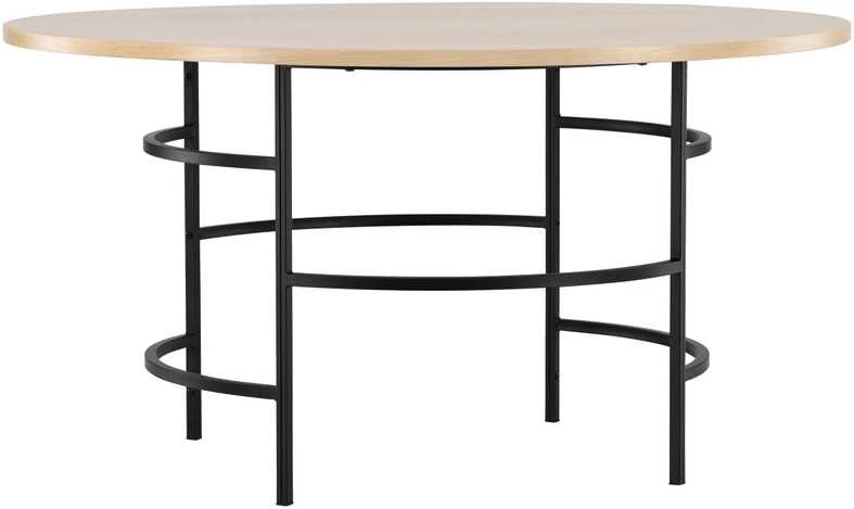 Venture Design Valgomasis stalas, Kopenhaga, ⌀140x74 cm, balta kalkė