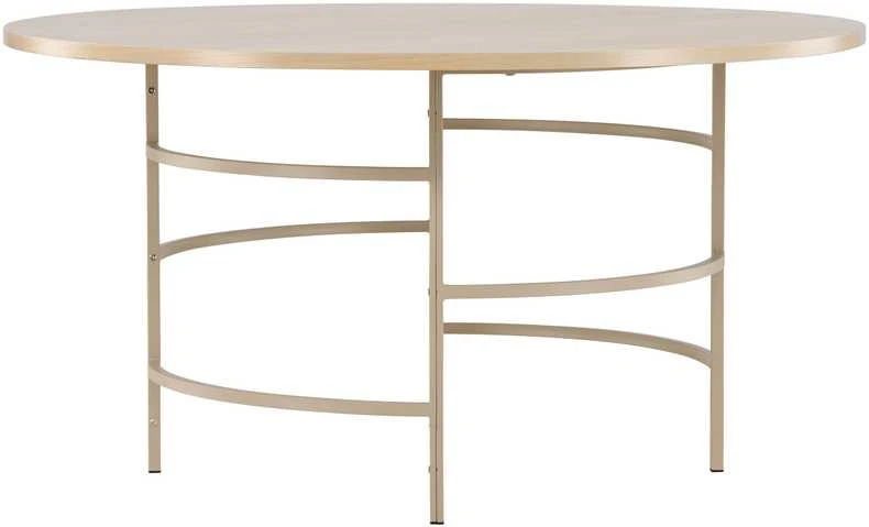 Venture Design Valgomasis stalas, Kopenhaga, ⌀140x74 cm, balta kalkė