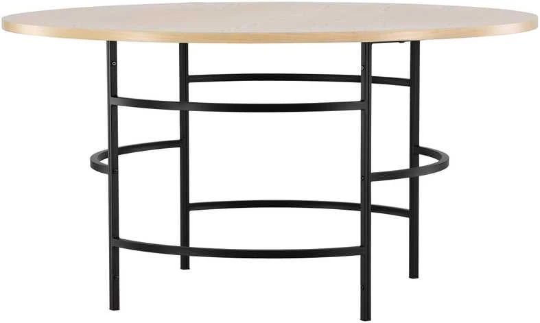 Venture Design Valgomasis stalas, Kopenhaga, ⌀140x74 cm, balta kalkė