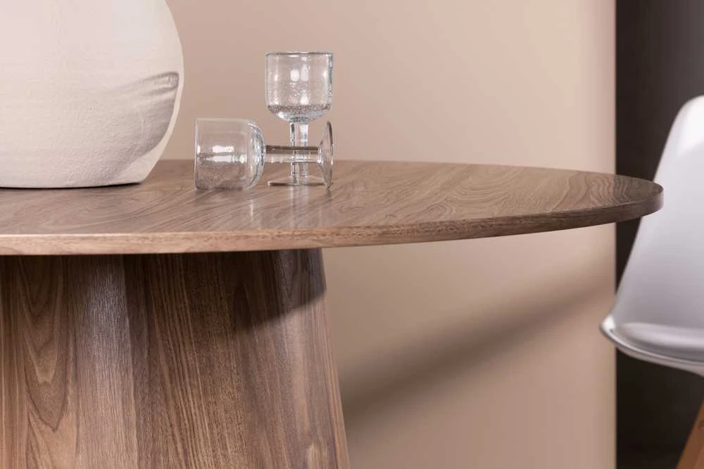 Venture Design Valgomasis stalas, Lanzo, ø120 cm, Natūralus