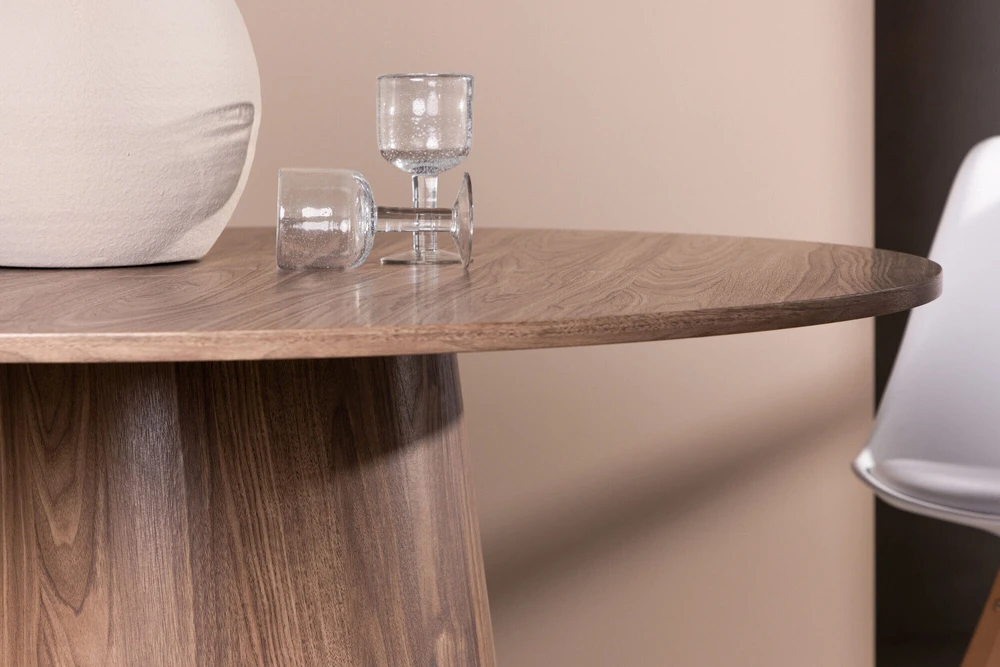 Venture Design Valgomasis stalas, Lanzo, ø120 cm, Natūralus