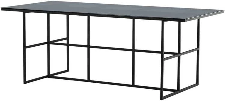 Venture Design Valgomasis stalas, Leif, 200x90 cm, Juodas