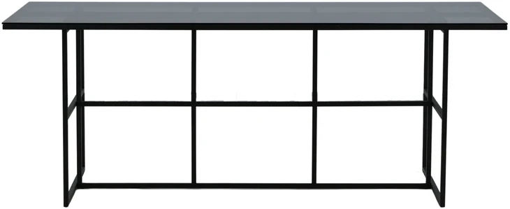 Venture Design Valgomasis stalas, Leif, 200x90 cm, Juodas