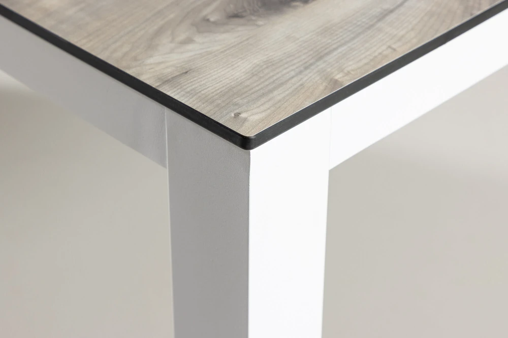 Venture Design Valgomasis stalas, Llama, 205x100 cm, Pilka