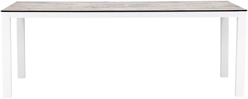 Venture Design Valgomasis stalas, Llama, 205x100 cm, Pilka