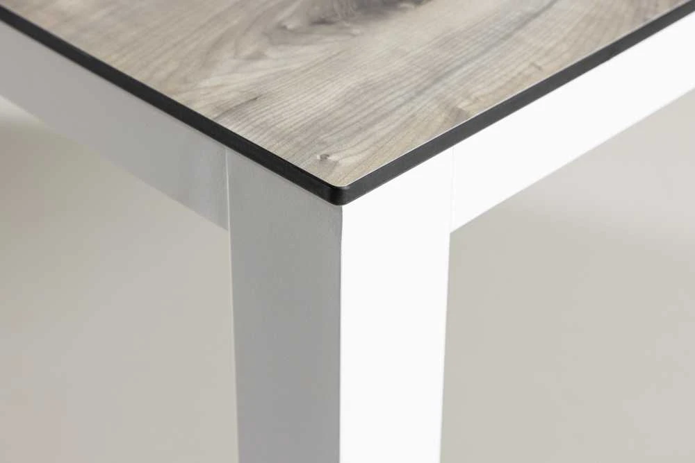 Venture Design Valgomasis stalas, Llama, 205x100 cm, Pilka