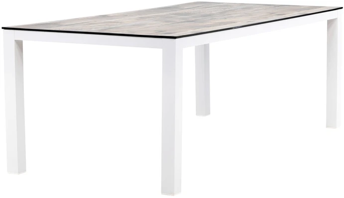 Venture Design Valgomasis stalas, Llama, 205x100 cm, Pilka