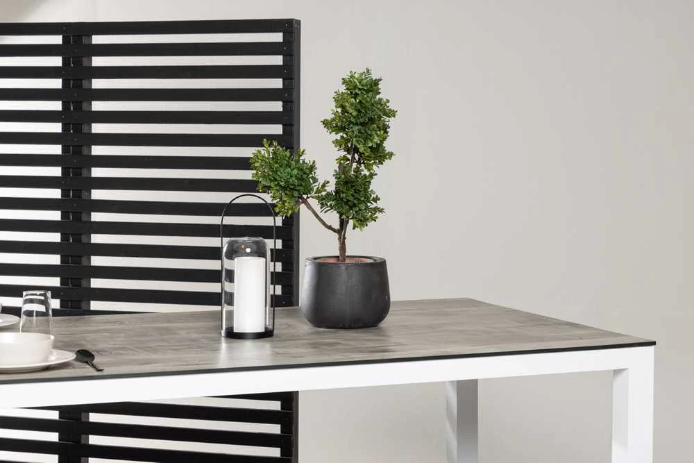 Venture Design Valgomasis stalas, Llama, 205x100 cm, Pilka