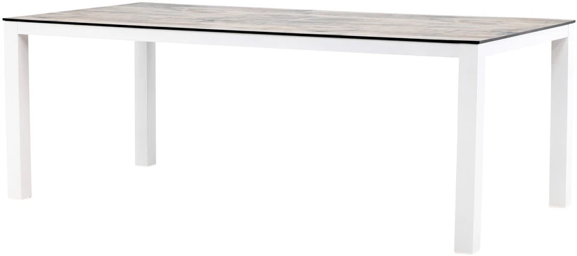Venture Design Valgomasis stalas, Llama, 205x100 cm, Pilka
