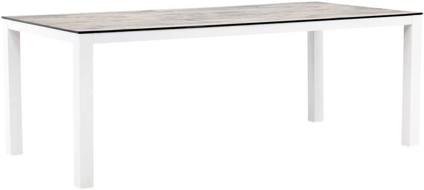 Venture Design Valgomasis stalas, Llama, 205x100 cm, Pilka