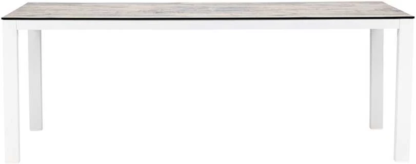 Venture Design Valgomasis stalas, Llama, 205x100 cm, Pilka