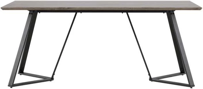 Venture Design Valgomasis stalas, Marina Matbord, 180x90x75 cm, Juodas/Pilkas ąžuolas
