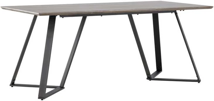 Venture Design Valgomasis stalas, Marina Matbord, 180x90x75 cm, Juodas/Pilkas ąžuolas