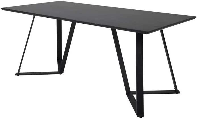 Venture Design Valgomasis stalas, Marina, 180x75x90 cm, Juodas