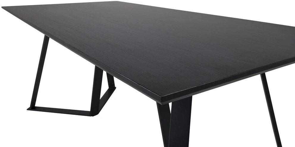 Venture Design Valgomasis stalas, Marina, 180x75x90 cm, Juodas