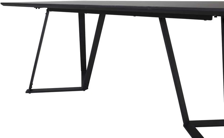 Venture Design Valgomasis stalas, Marina, 180x75x90 cm, Juodas