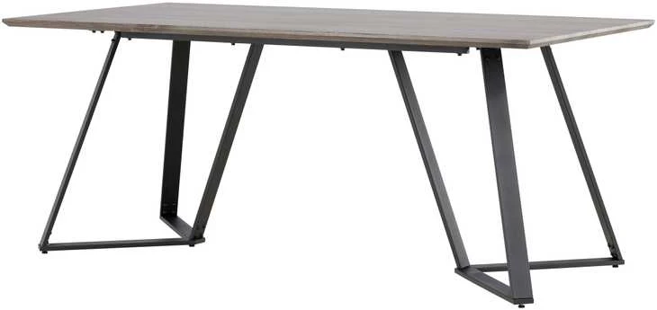 Venture Design Valgomasis stalas, Marina Matbord, 180x90x75 cm, Juodas/Pilkas ąžuolas