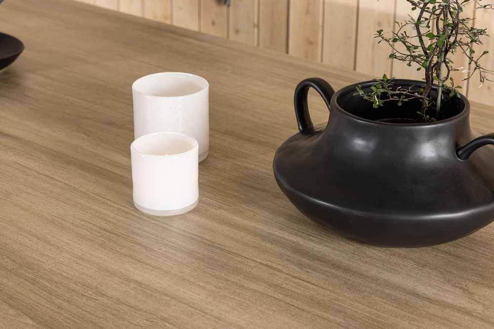 Venture Design Valgomasis stalas, Merlo, 200x90 cm, Balta