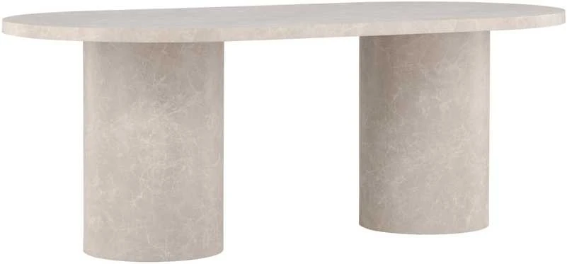 Venture Design Valgomasis stalas, Narvik, 100x200 cm, Bežinis
