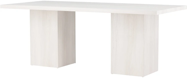 Venture Design Valgomasis stalas, Olga, 200x90 cm, Balta