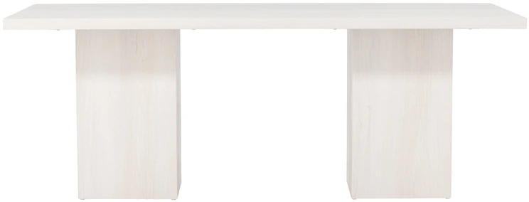 Venture Design Valgomasis stalas, Olga, 200x90 cm, Balta