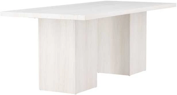 Venture Design Valgomasis stalas, Olga, 200x90 cm, Balta
