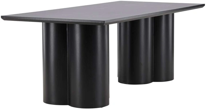 Venture Design Valgomasis stalas, Olivia, 210x100 cm, Juodas