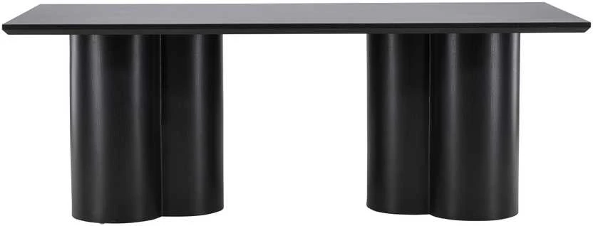 Venture Design Valgomasis stalas, Olivia, 210x100 cm, Juodas