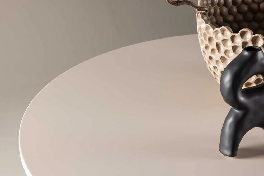 Venture Design Valgomasis stalas, Olivia, ⌀110 cm, Beždžio spalvos