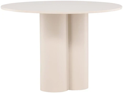 Venture Design Valgomasis stalas, Olivia, ⌀110 cm, Bėžio spalvos
