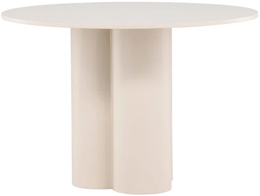 Venture Design Valgomasis stalas, Olivia, ⌀110 cm, Bėžio spalvos