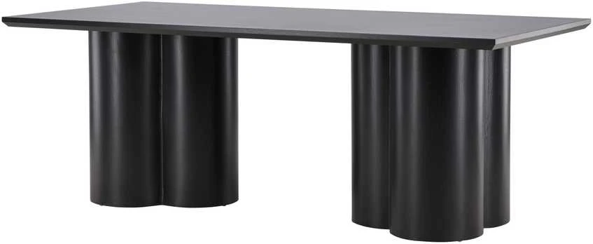 Venture Design Valgomasis stalas, Olivia, 210x100 cm, Juodas