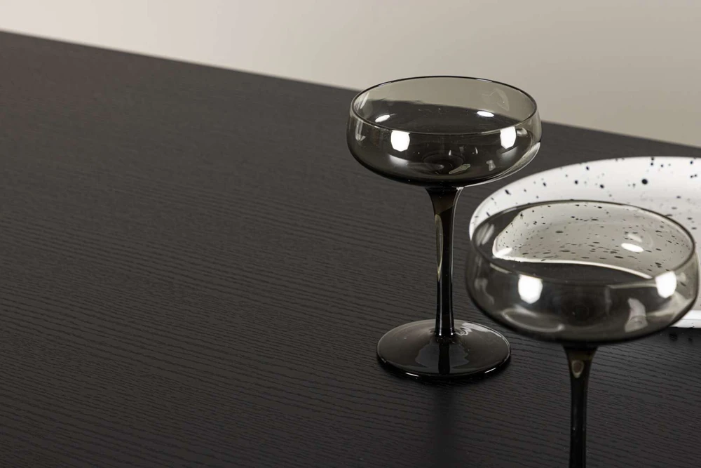 Venture Design Valgomasis stalas, Olivia, 210x100 cm, Juodas
