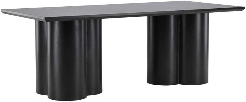Venture Design Valgomasis stalas, Olivia, 210x100 cm, Juodas