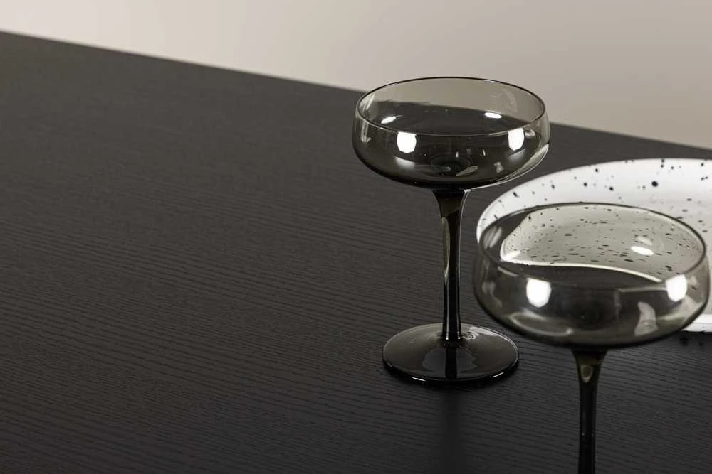 Venture Design Valgomasis stalas, Olivia, 210x100 cm, Juodas