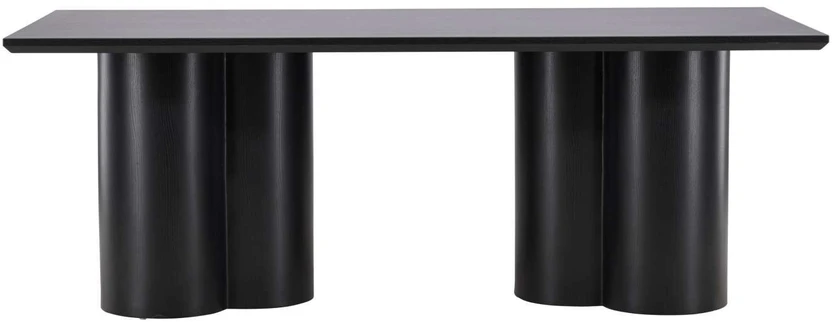 Venture Design Valgomasis stalas, Olivia, 210x100 cm, Juodas