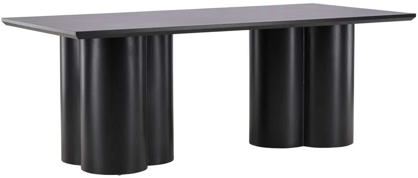 Venture Design Valgomasis stalas, Olivia, 210x100 cm, Juodas