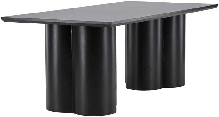 Venture Design Valgomasis stalas, Olivia, 210x100 cm, Juodas