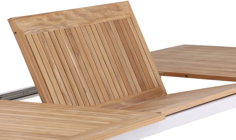 Venture Design Valgomasis stalas, Panama, 75x224x100 cm, Balta