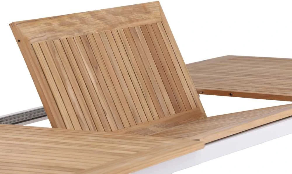Venture Design Valgomasis stalas, Panama, 75x224x100 cm, Balta