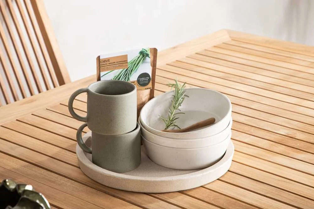 Venture Design Valgomasis stalas, Panama, 75x224x100 cm, Balta