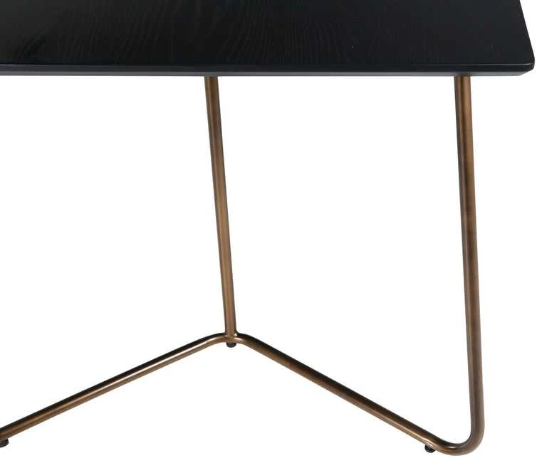Venture Design Valgomasis stalas, Petra, 75x190x90 cm, Juodas