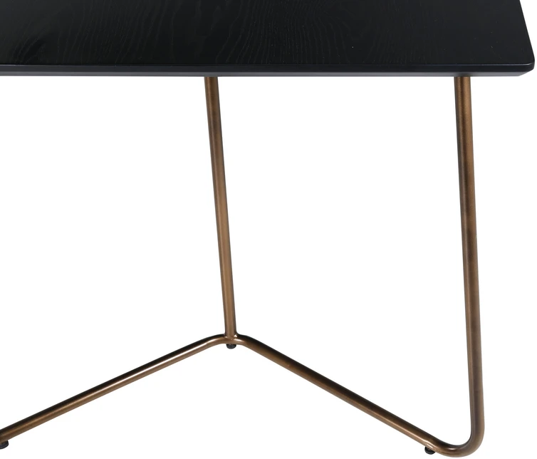 Venture Design Valgomasis stalas, Petra, 75x190x90 cm, Juodas