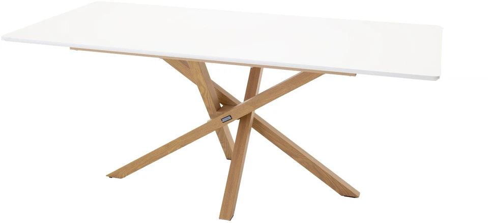 Venture Design Valgomasis stalas, Piazza, 180x90 cm, Balta