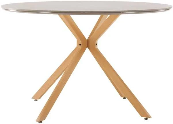 Venture Design Valgomasis stalas, Piazza, ø120 cm, Pilka