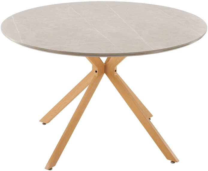 Venture Design Valgomasis stalas, Piazza, ø120 cm, Pilka
